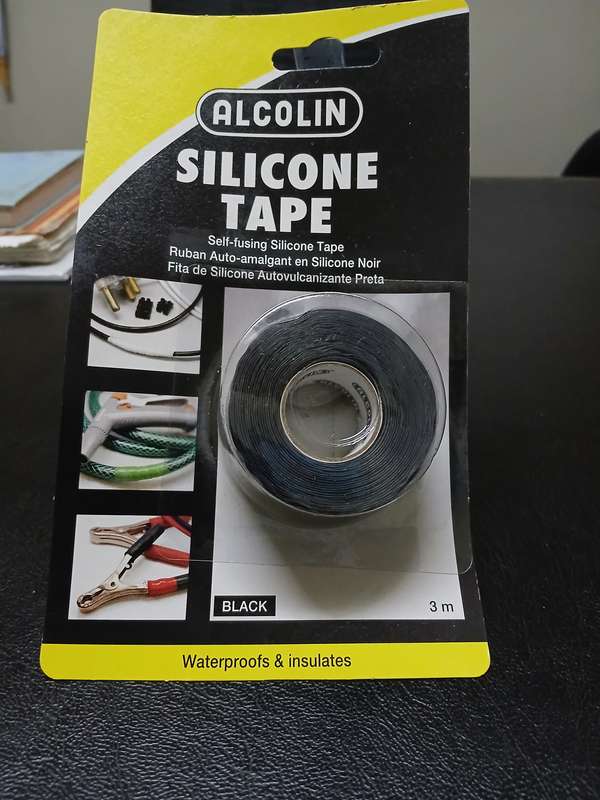 Alcolin Tape Silicone Black 3m