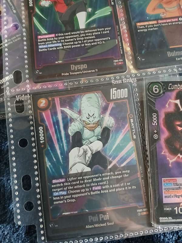 Dragon ball z  collectoin of 90 trading cards
