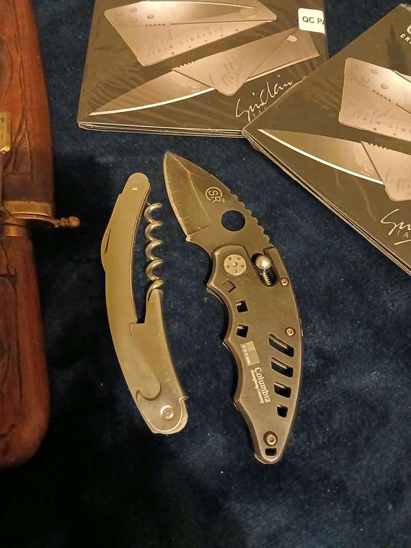 Vintage Dagger with Wooden Handle and Sheath and Brass Detail made in India + exstras