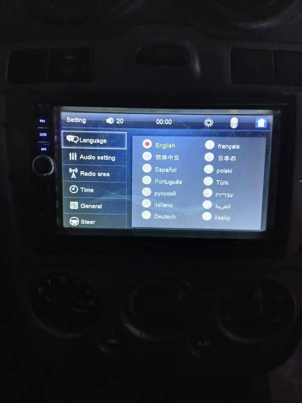 7" Touch Screen Car MP3/MP4 Player. Bluetooth, FM, SD, USB, AUX.& reverse camera