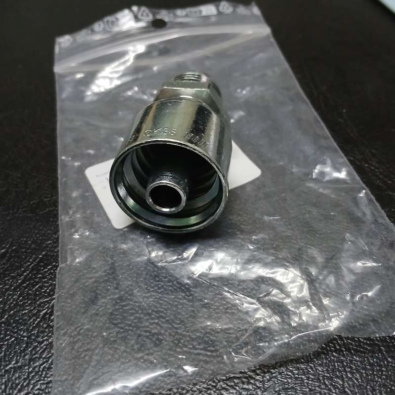 Hydraulic Fitting 3/8 Parker Crimped Hose Fitting Hose, 10348-8-6