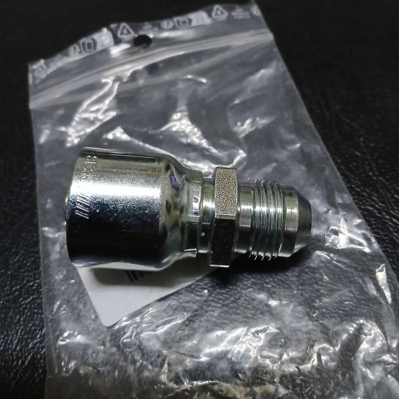 Hydraulic Fitting 3/8 Parker Crimped Hose Fitting Hose, 10348-8-6