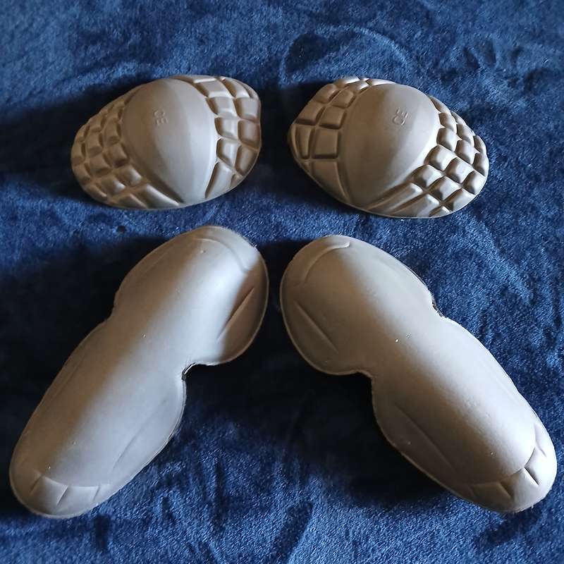 1 Set Motorcycle Jacket Insert Armors Protective Gear 2 Elbows 2 Shoulders Protectors