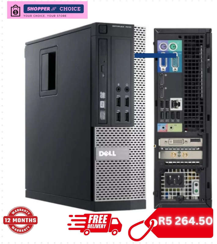 Dell-OptiPlex 7010 Desktop PC - Intel Core i7 | 8GB RAM | 256GB SSD