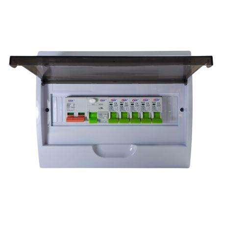 12-Way Surface Mount Wall PVC Distribution Board Kit
