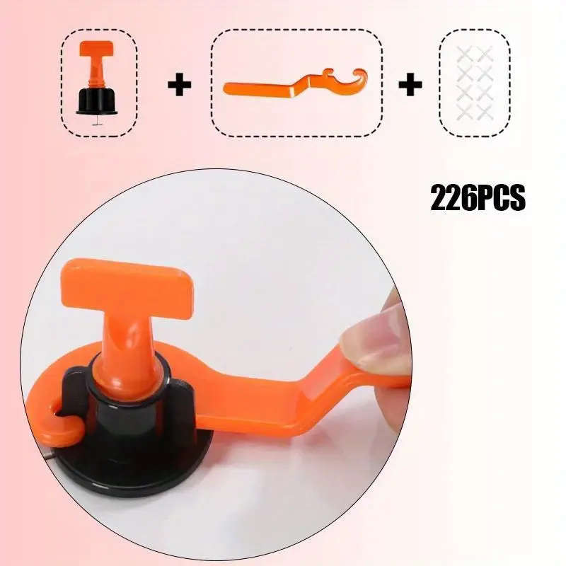 Construction Tools Reusable Tile Leveling System