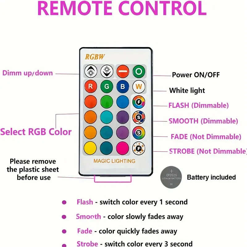 Smart 16-color RGB LED Bulb
