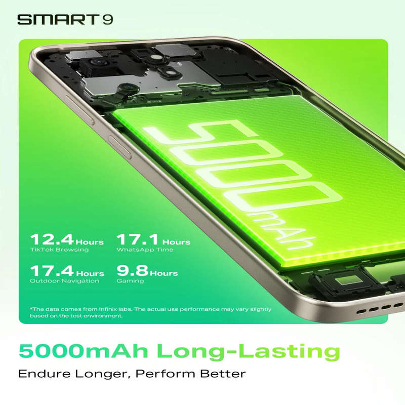 Infinix  9 Smartphone Dual Sim 128GB (Green)