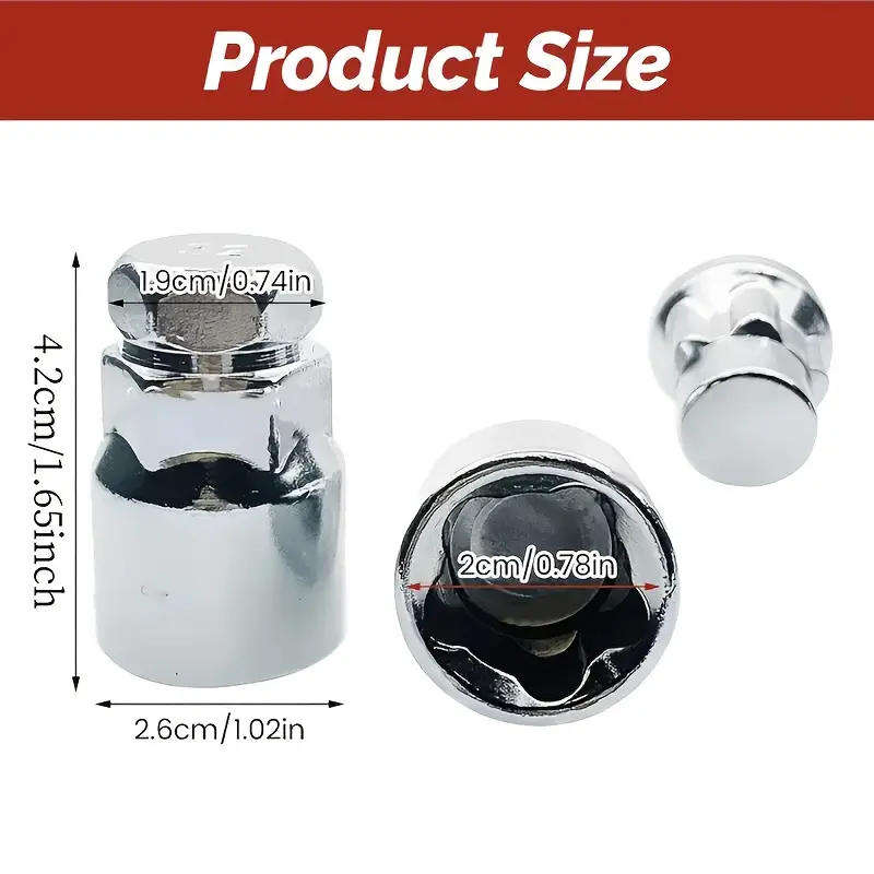 Anti-Theft Tire Security Screws for Toyota, Honda,, for Nissan