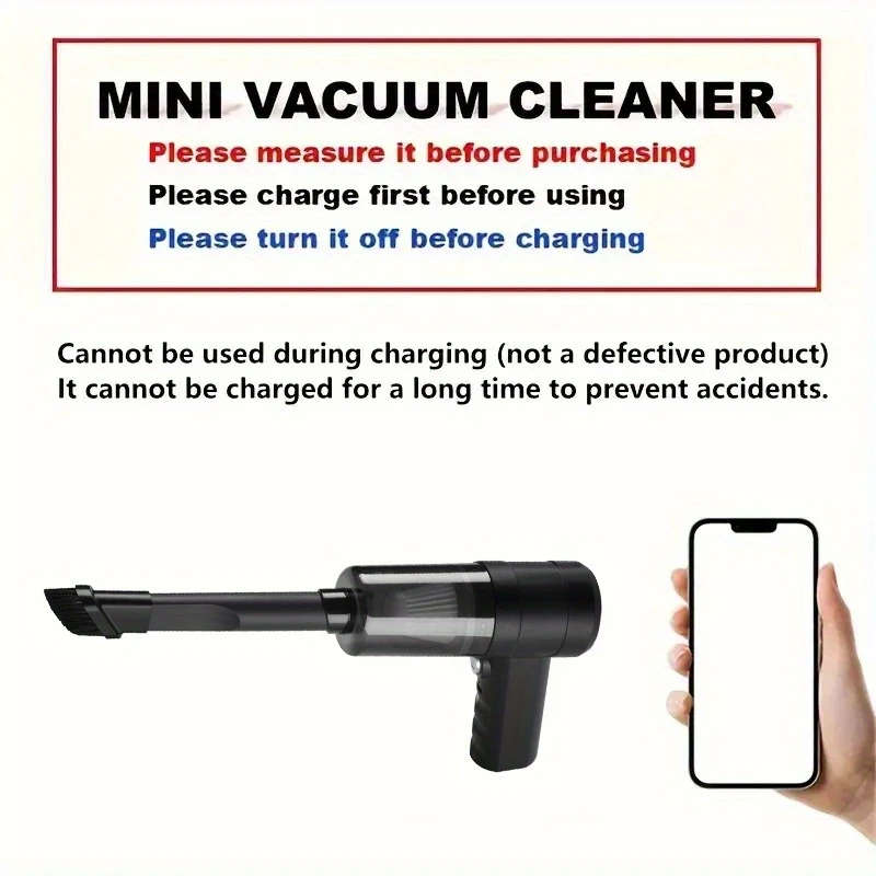 Cordless Rechargeable Portable Vacuum Cleaner