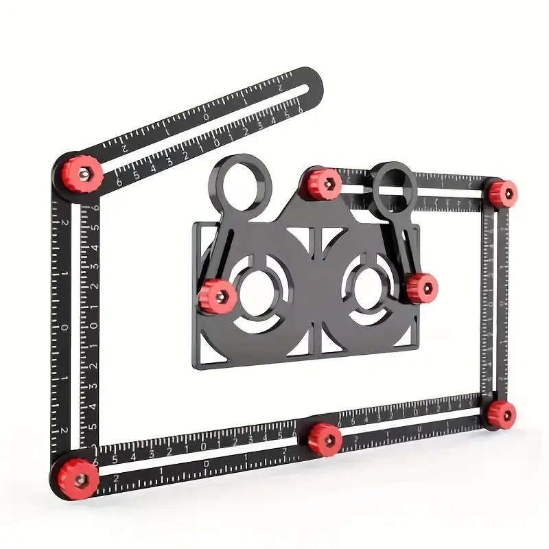 1pc Movable Multi-angle Measuring Ruler