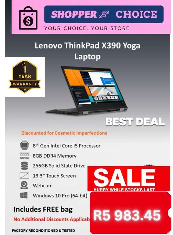 Lenovo ThinkPad X390 Yoga  Elite Business Flexibility