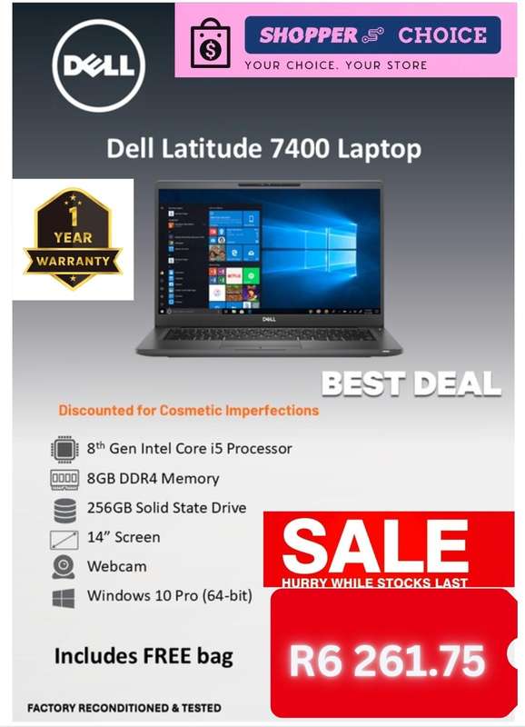 Dell Latitude 7400  Ultra-Slim Business Laptop for Everyday Mobility