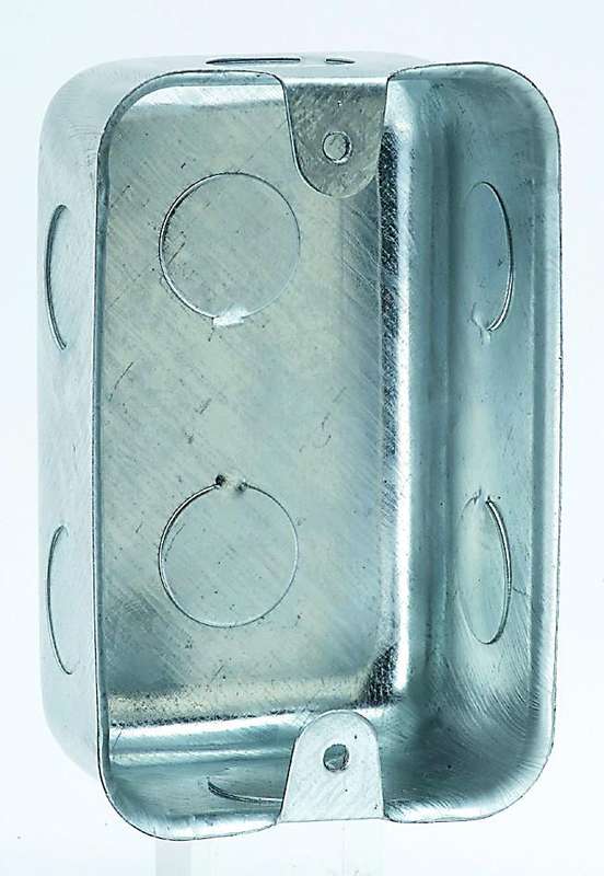 4 x 2 Galvanized Steel Flush Wall Box