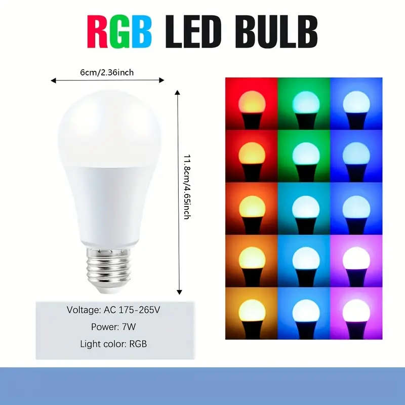PIBAOGU LED Smart Bulbs X 6s