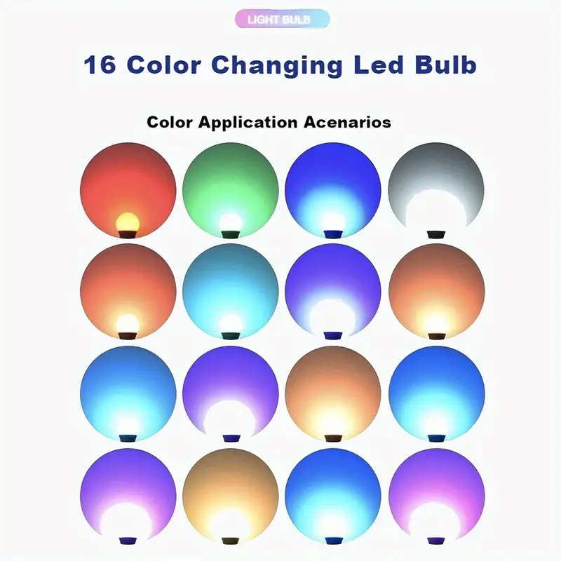 Smart 16-color RGB LED Bulb