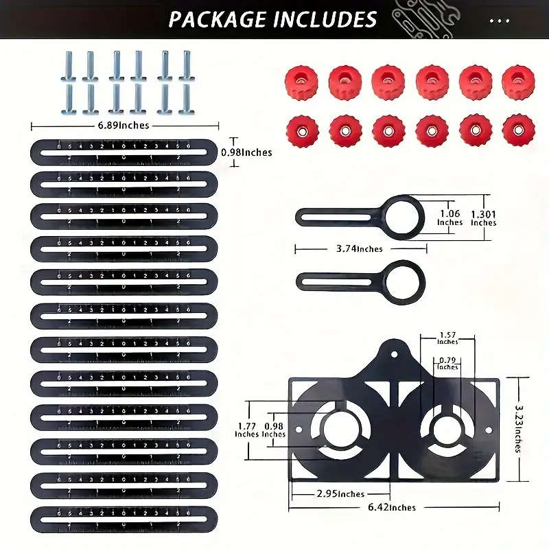 1pc Movable Multi-angle Measuring Ruler
