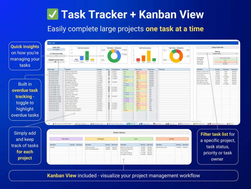 Ultimate Project Management Excel Template