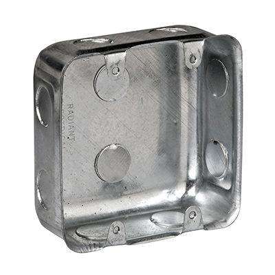 4 x 4 Galvanized Steel Flush Wall Box