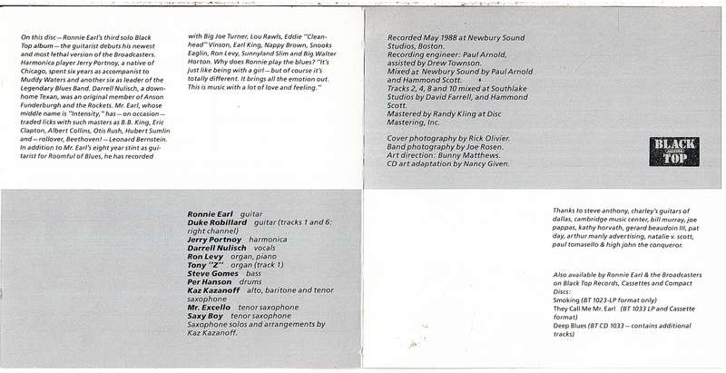 Ronnie Earl & The Broadcasters - Soul Searching CD