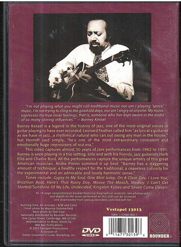 Barney Kessel - Rare Performances 1962-1991 DVD