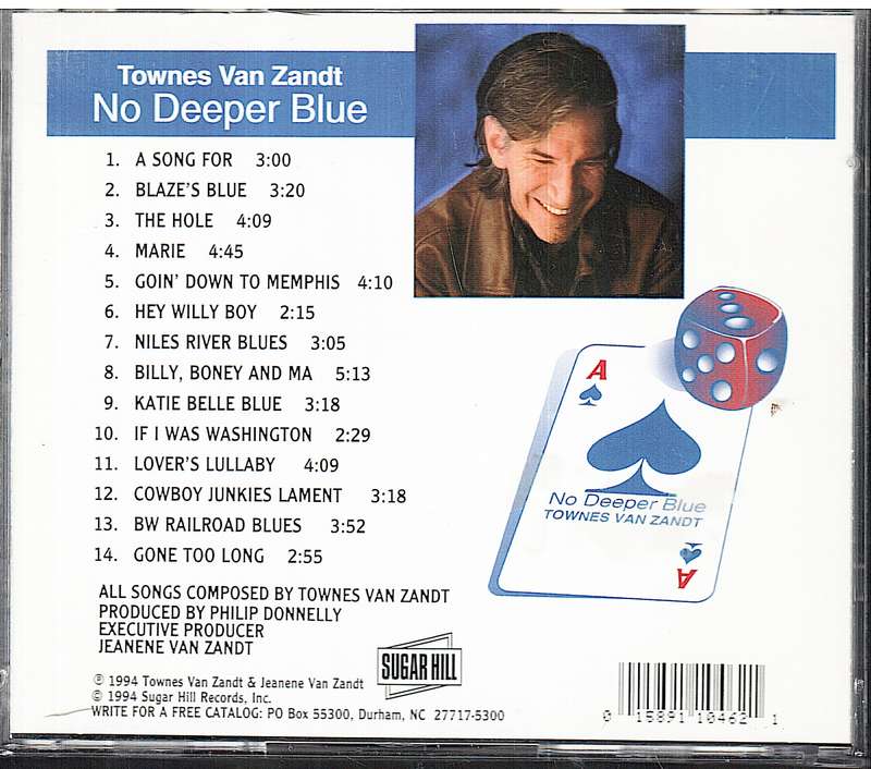 Townes van Zandt - No Deeper Blue CD