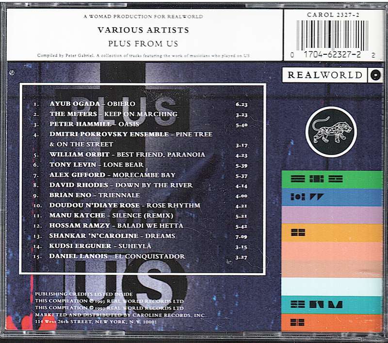 Various Artists - Plus From Us CD