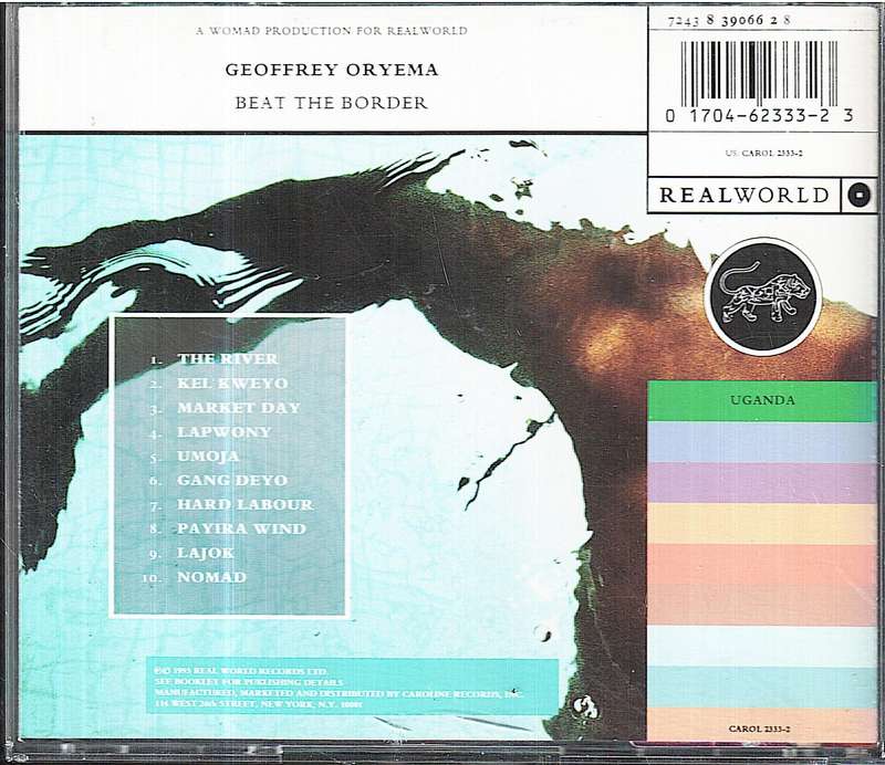 Geoffrey Oryema - Beat the Border CD