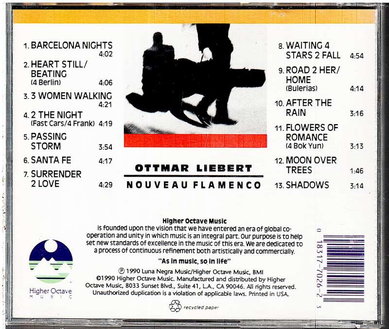 Ottmar Liebert - Nouveau Flamenco CD