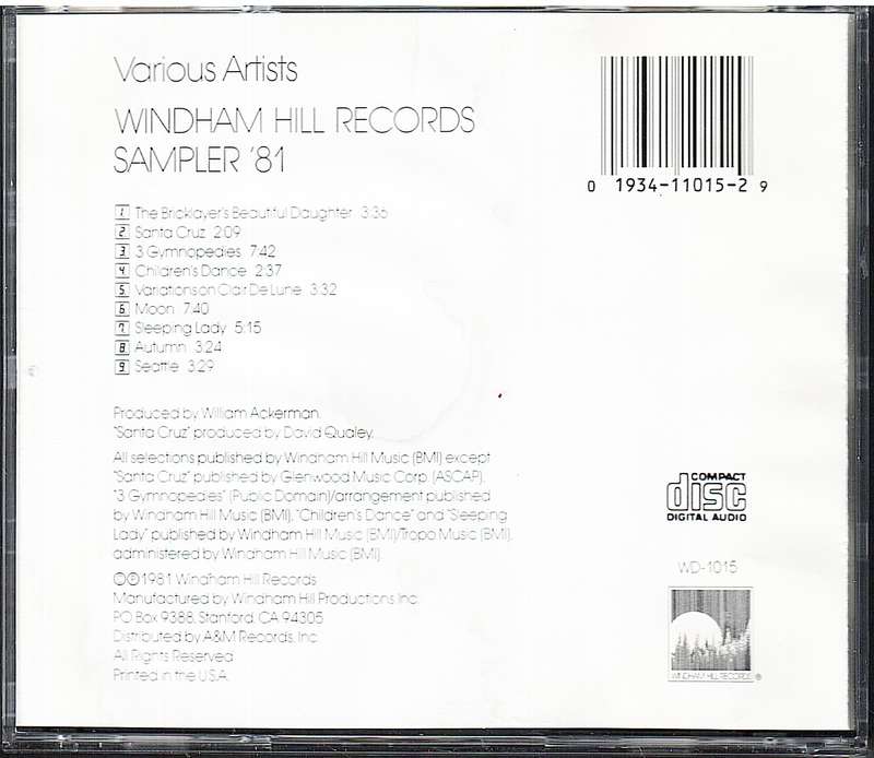 Various Artists - Windham Hill Records Sampler '81 CD