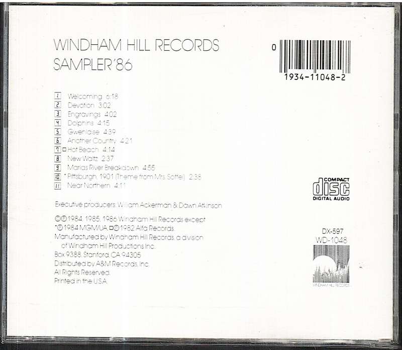 Various Artists - Windham Hill Records Sampler '86 CD