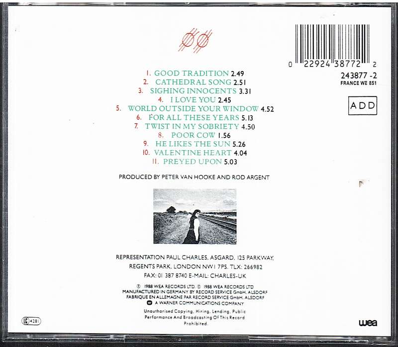 Tanita Tikaram - Ancient Heart CD