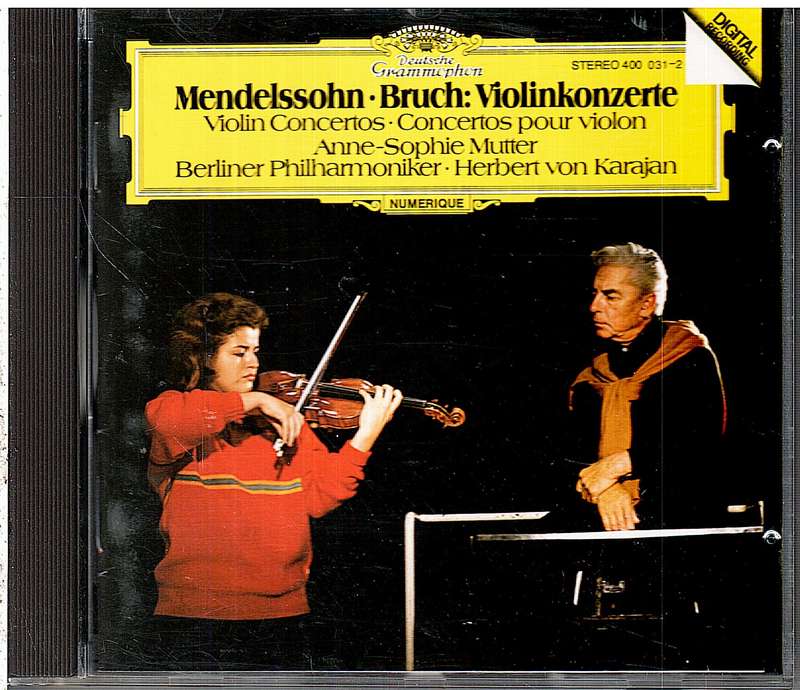 Mendelssohn/Bruch: Violin Concertos - Anne-Sophie Mutter, Berliner Philharmoniker, von Karajan CD