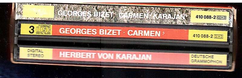 Georges Bizet: Carmen 3 CD set - Agnes Baltsa/Jose Carreras, Herbert von Karajan (cond)
