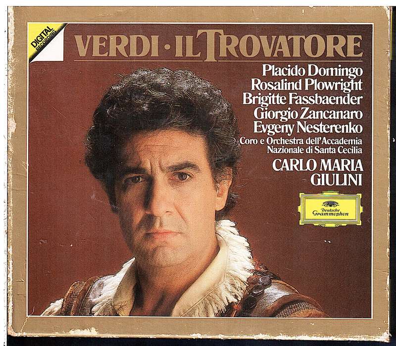 Verdi: Il Trovatore 3 CD set - Placido Domingo et al, Carlo Maria Giulini (cond)