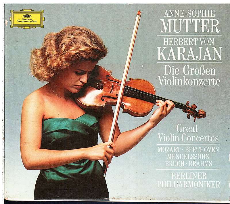 Great Violin Concertos 4 CD set - Anne-Sophie Mutter, Berlin Philharmonic Herbert von Karajan (cond)