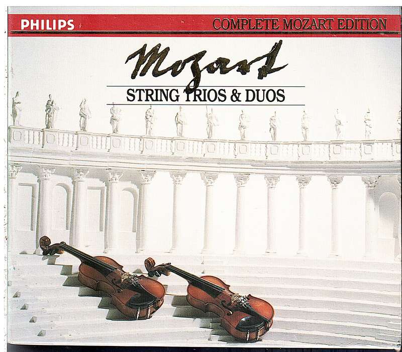 Mozart: Strings Trios and Duos 2 CD set - Grumiaux Trio et al [Complete Mozart Edition Vol 13]
