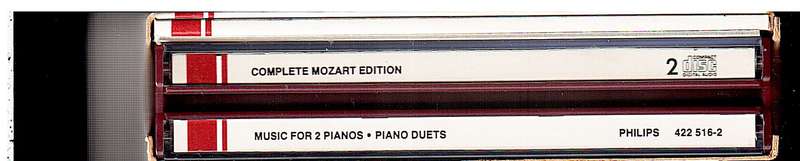 Mozart: Music for Two Pianos Duets 2 CD set - Ingrid Haebler et al [Complete Mozart Edition Vol 16]