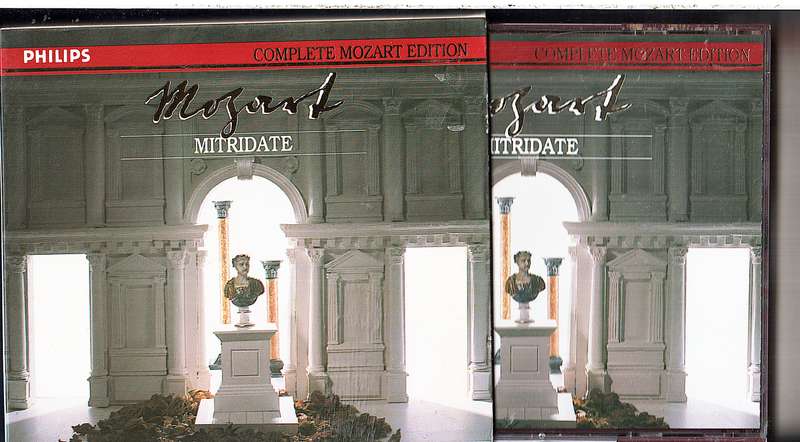 Mozart: Mitridate 3 CD set in Cardboard Slipcase - Leopold Hager [Complete Mozart Edition Vol 29]