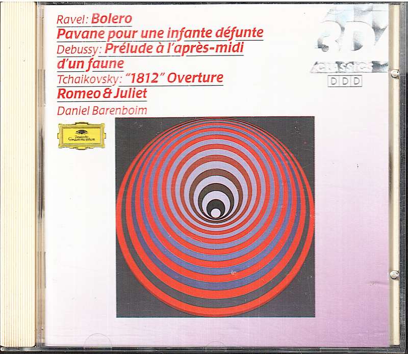 Ravel/Debussy/Tchaïkovsky: Bolero/, Prelude À LAprès-midi DUn Faune/1812 Overture - Barenboim CD