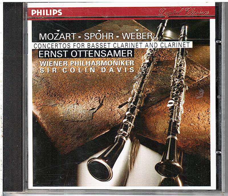 Mozart/Spohr/Weber: Concertos For Basset Clarinet And Clarinet - Ernst Ottensamer, Vienna PO CD