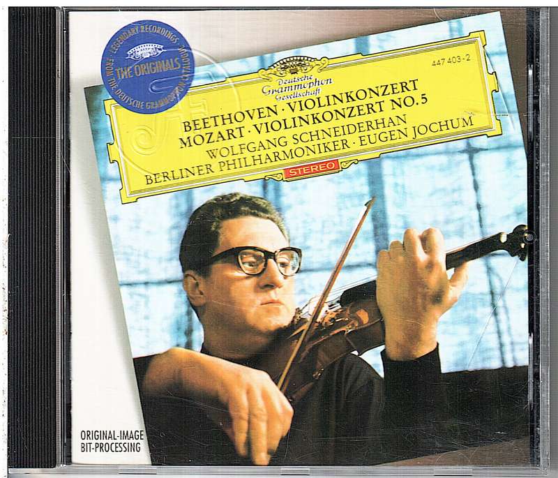 Beethoven/Mozart: Violin Concerto/Violin Concerto #5 - Wolfgang Schneiderhan, Berlin Philharmonic CD