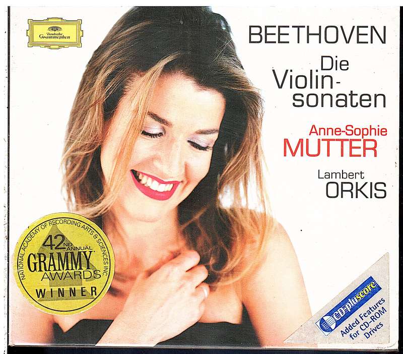 Beethoven: The Violin Sonatas 4 CD Set - Anne-Sophie Mutter (violin), Lambert Orkis (Piano)