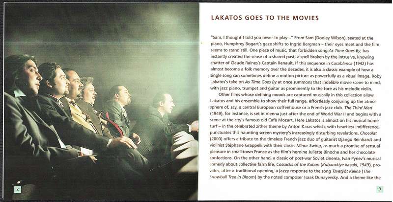 Lakatos - As Time Goes By CD Digipak