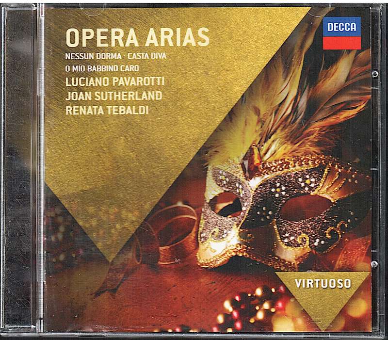 Opera Arias - Luciano Pavarotti, Joan Sutherland, Renata Tebaldi CD