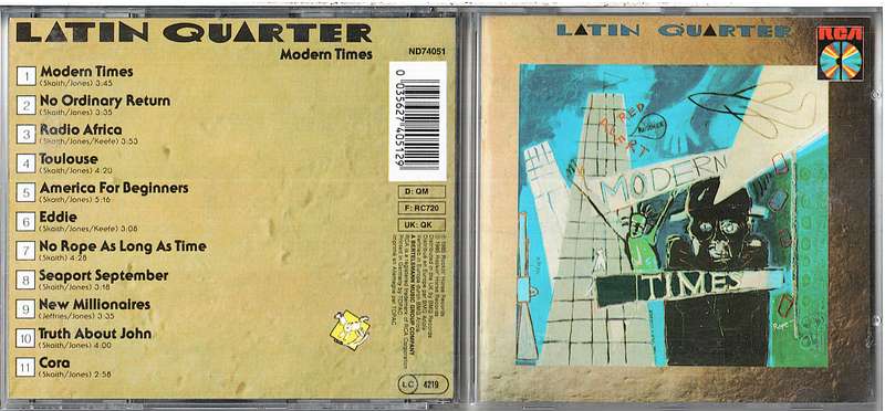 Latin Quarter - Modern Times CD
