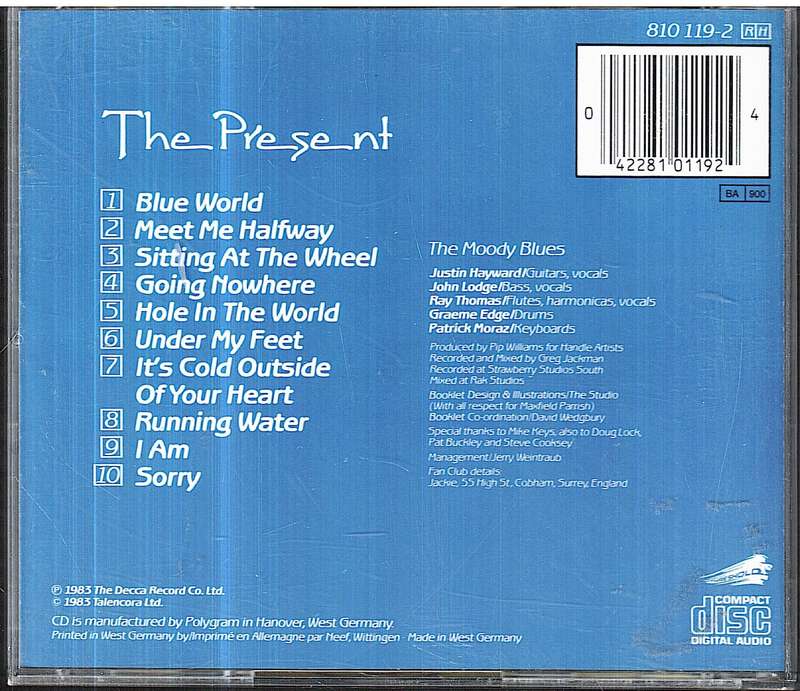 The Moody Blues - The Present CD