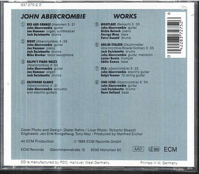 John Abercrombie - Works CD