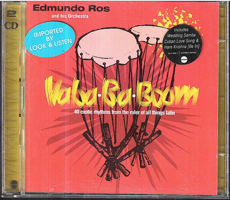 Edmundo Ros & His Orchestra - Vaba-Ba-Boom: 40 Exotic Rhythms From the Ruler of all Things Latin 2CD