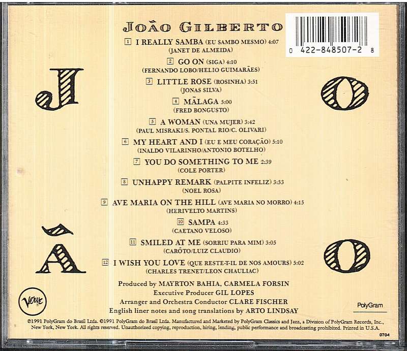 João Gilberto - João CD